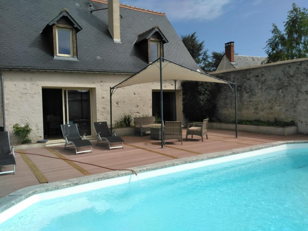 La Hautee Des Francs Veigné Exteriér fotografie